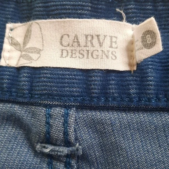 Carve Designs Oahu 4” Shorts in Blue – Size 8 - Picture 7 of 10